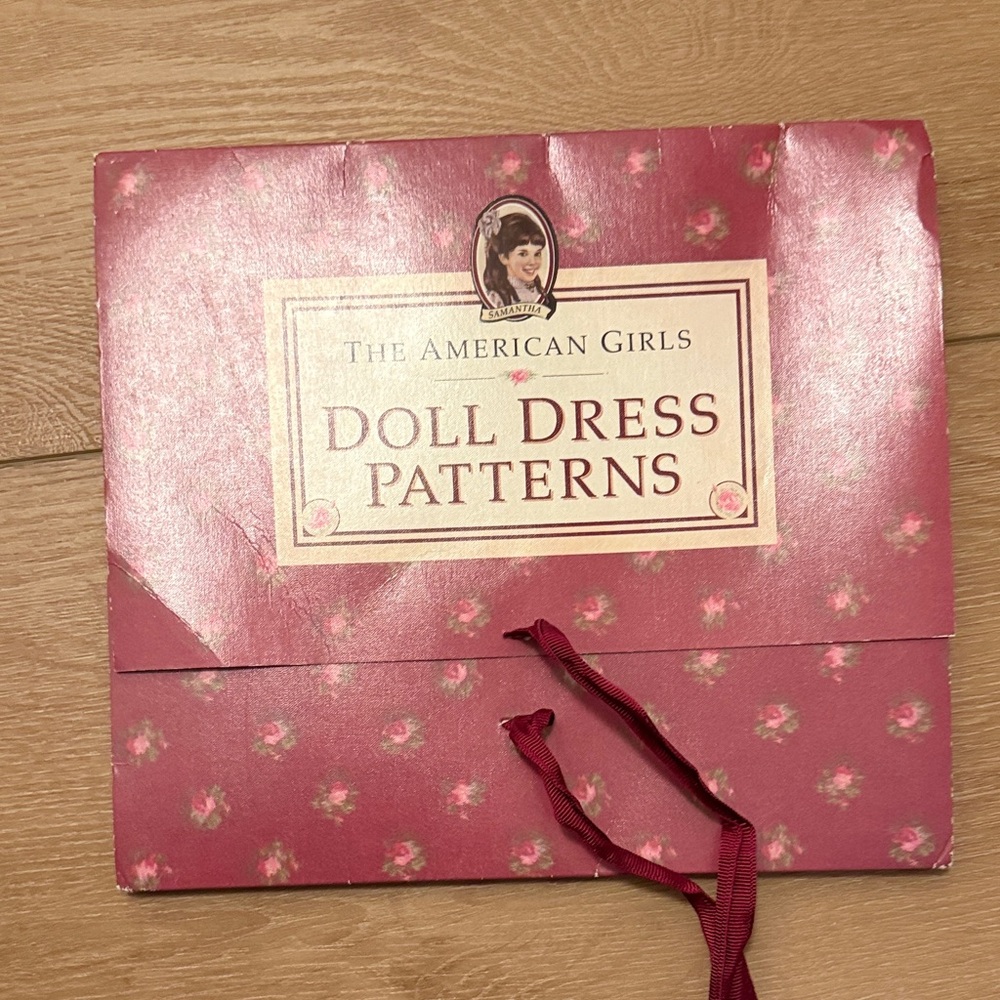 American Girl Doll Dress Patterns - Floral Pink